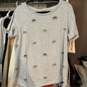 Talbots Leopard Printed Tee
